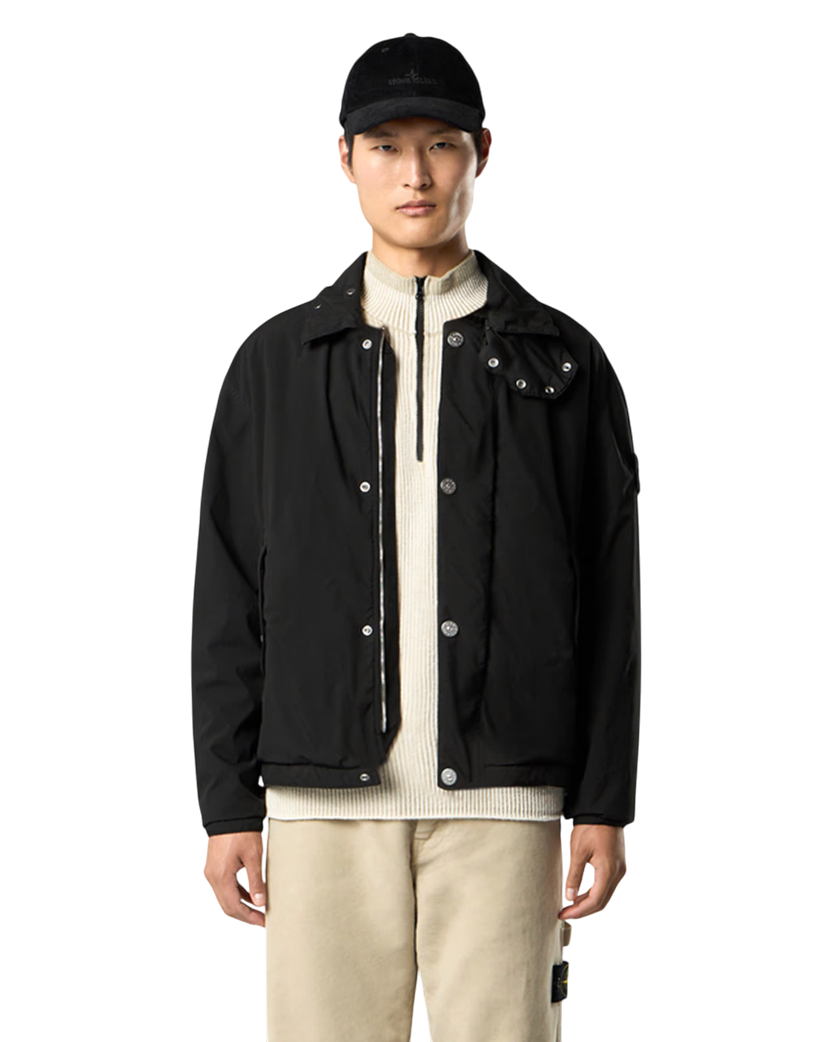 Stone Island Q100015 LIGHT COMPACT TOUCH POLY-TC Jacket Black