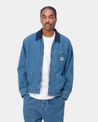 Carhartt WIP OG Detroit Jacket (Winter) Stone Washed Blue