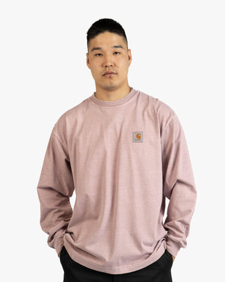 Carhartt Wip Long Sleeve Vista T-Shirt Pink