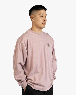 Carhartt Wip Long Sleeve Vista T-Shirt Pink