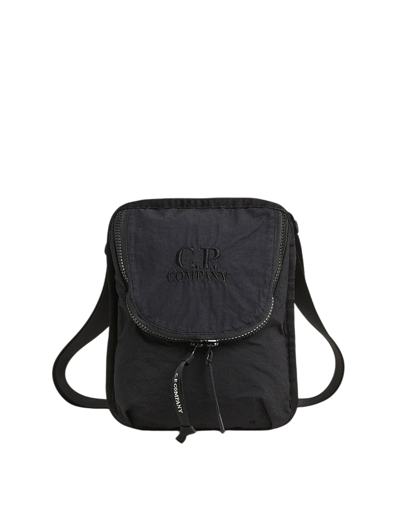 C.P. Company Plain Paper Touch Shoulder Bag Black 18CMAC049A110188G