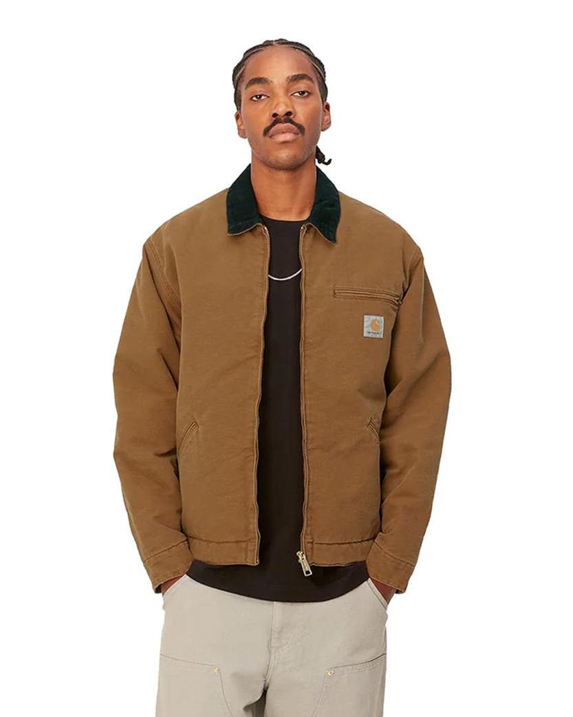 Carhartt WIP OG Detroit Jacket (Winter) Aged Canvas Deep H Brown