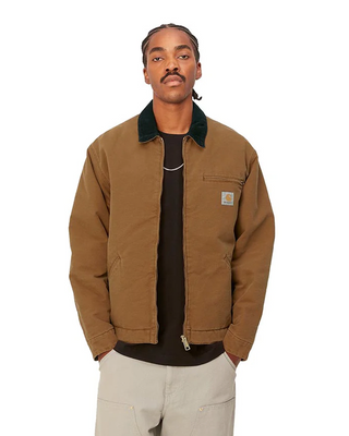 Carhartt WIP OG Detroit Jacket (Winter) Aged Canvas Deep H Brown