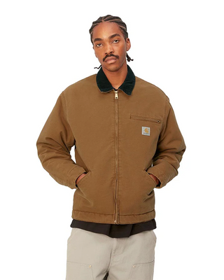 Carhartt WIP OG Detroit Jacket (Winter) Aged Canvas Deep H Brown