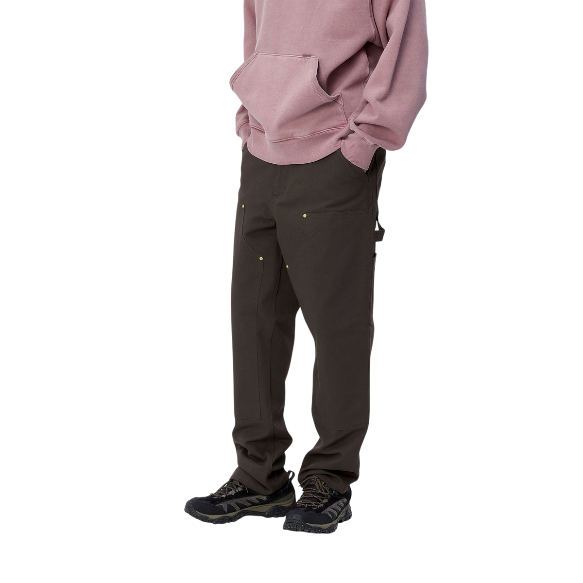 Carhartt Wip Double Knee Pants Dark Brown