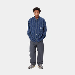 Carhartt WIP Double Knee Pants Blue