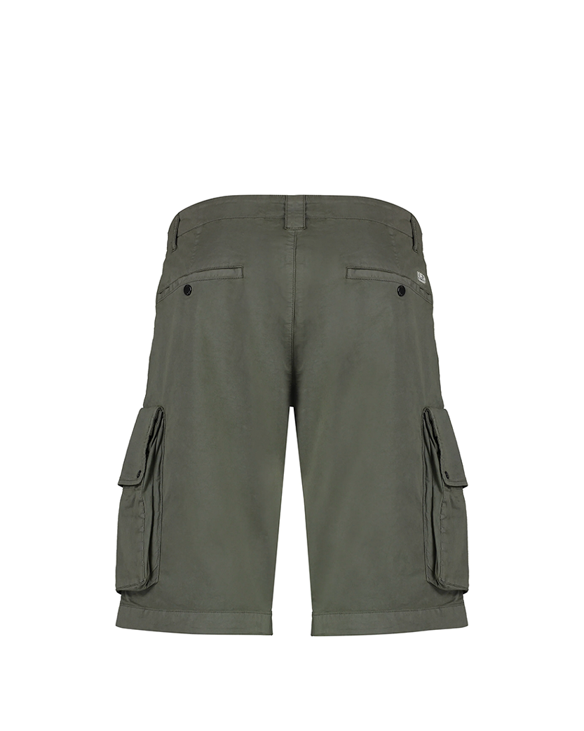 C.P. Company Twill Stretch Cargo Shorts Green 16CMBE295A006026O