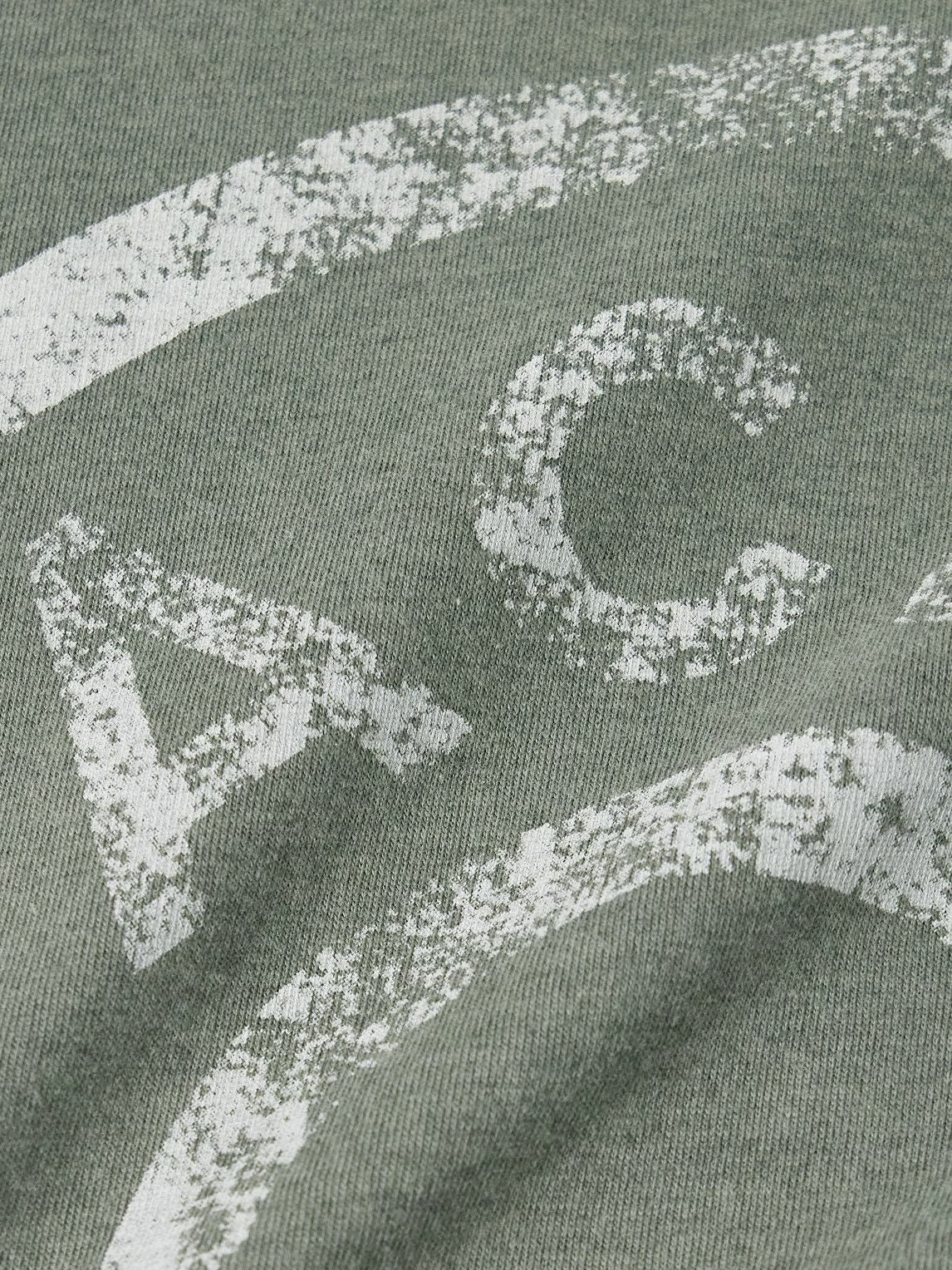Acne Studios Logo Printing Short-Sleeve T-Shirt Green