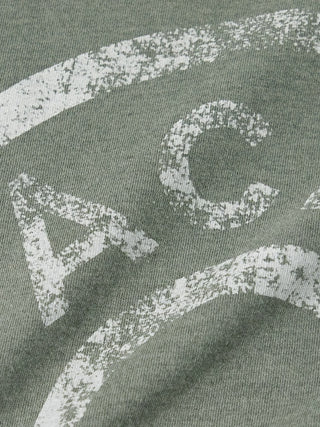 Acne Studios Logo Printing Short-Sleeve T-Shirt Green