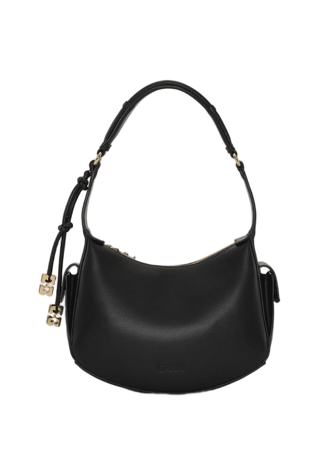 GANNI Swing Shoulder Bag Black