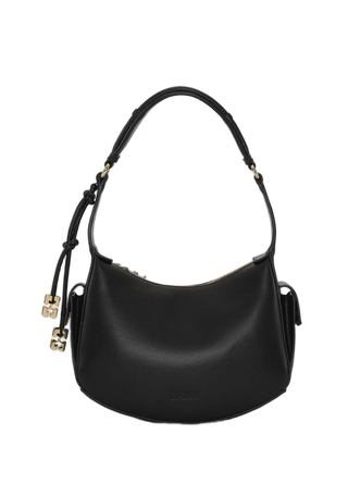 GANNI Swing Shoulder Bag Black