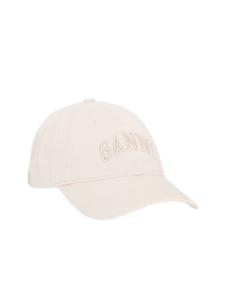 Ganni Canvas Cap Egret