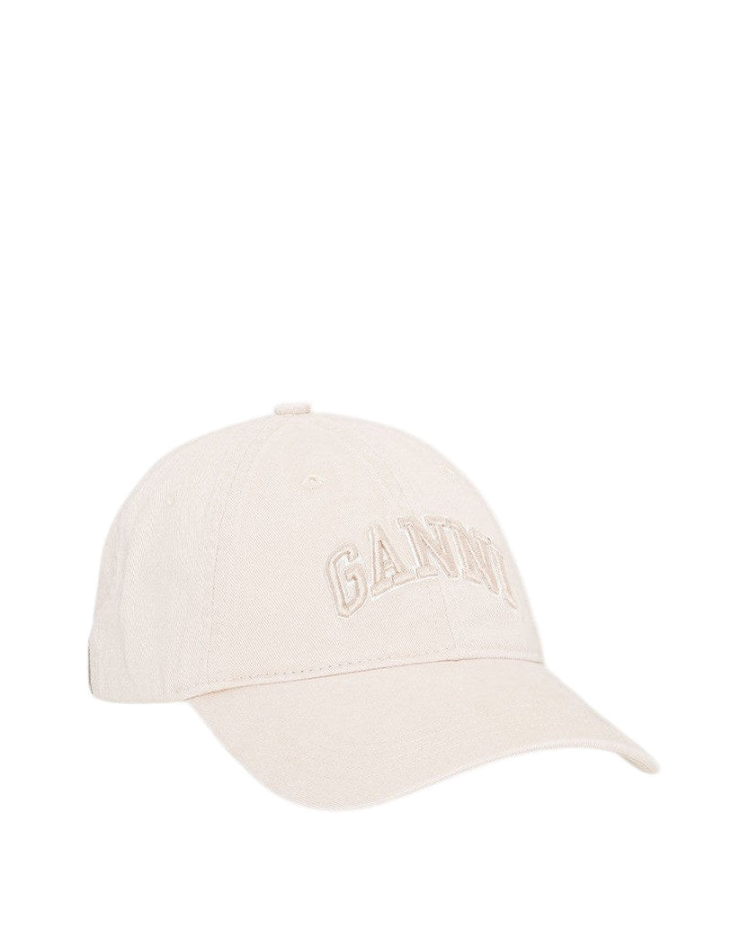 Ganni Canvas Cap Egret
