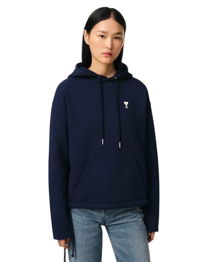 Ami Paris ADC Hoodie Navy Blue