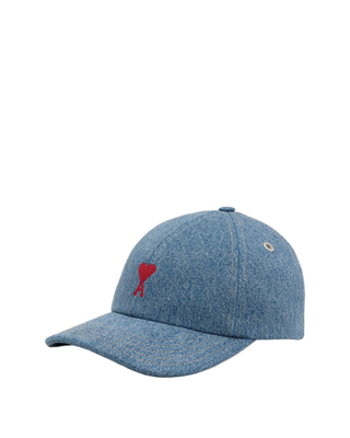 AMI Paris ADC Denim Cap Blue