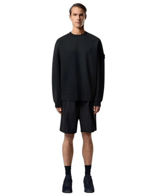 Stone Island 6100064 COTTON STRETCH FLEECE GHOST Sweatshirt Black