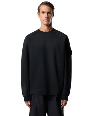 Stone Island 6100064 COTTON STRETCH FLEECE GHOST Sweatshirt Black
