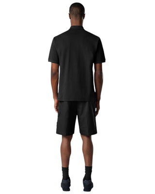 Stone Island 2200002 50/2 ORGANIC COTTON PIQUE GHOST Polo T-Shirt Black