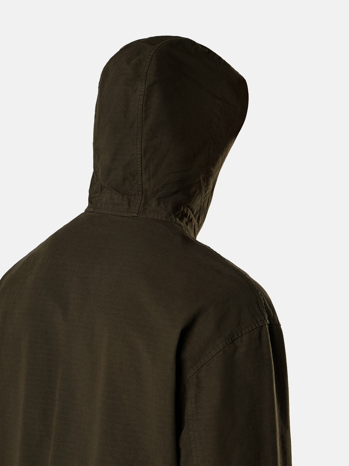 Stone Island 1200011 Hooded Zip Overshirt Coal Grey
