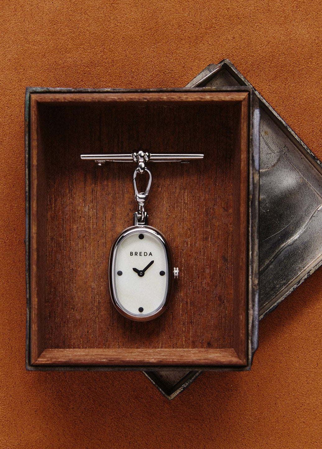 Breda Jane Time Charm Silver/Ivory 1761B
