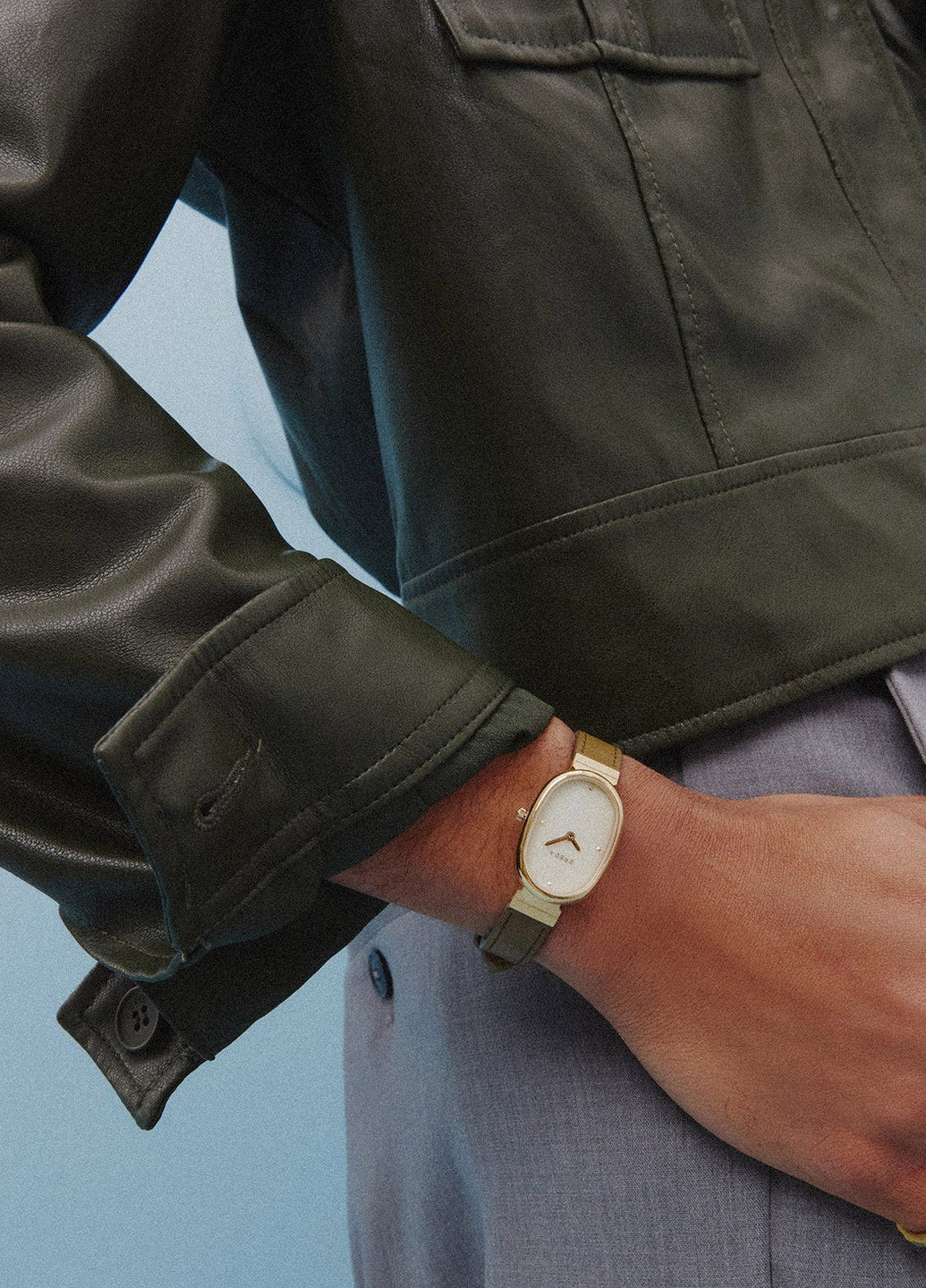 Breda Jane Leather Gold/Champagne/Olive 1764D