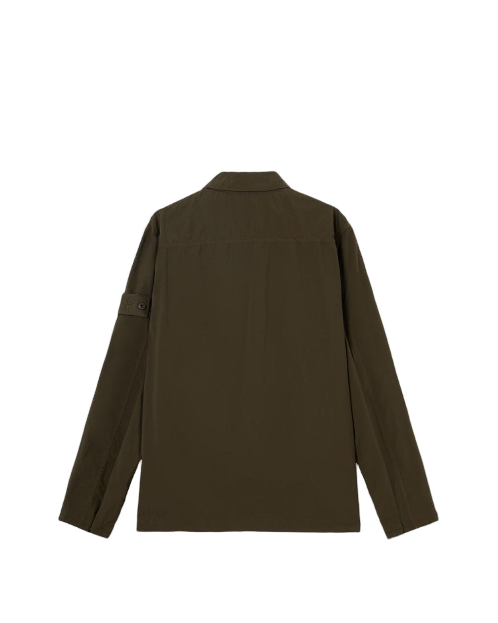 Stone Island 1200044 NYLON SMERIGLIATO_S.I. GHOST Overshirt Green