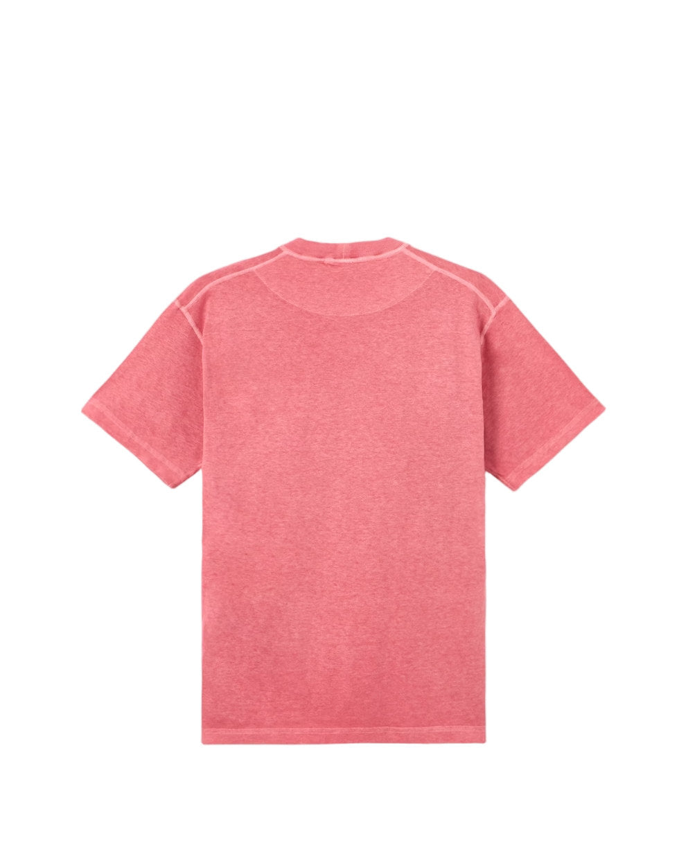 Stone Island 2100026 ORGANIC COTTON JERSEY FISSATO EFFECT T-shirt Geranium