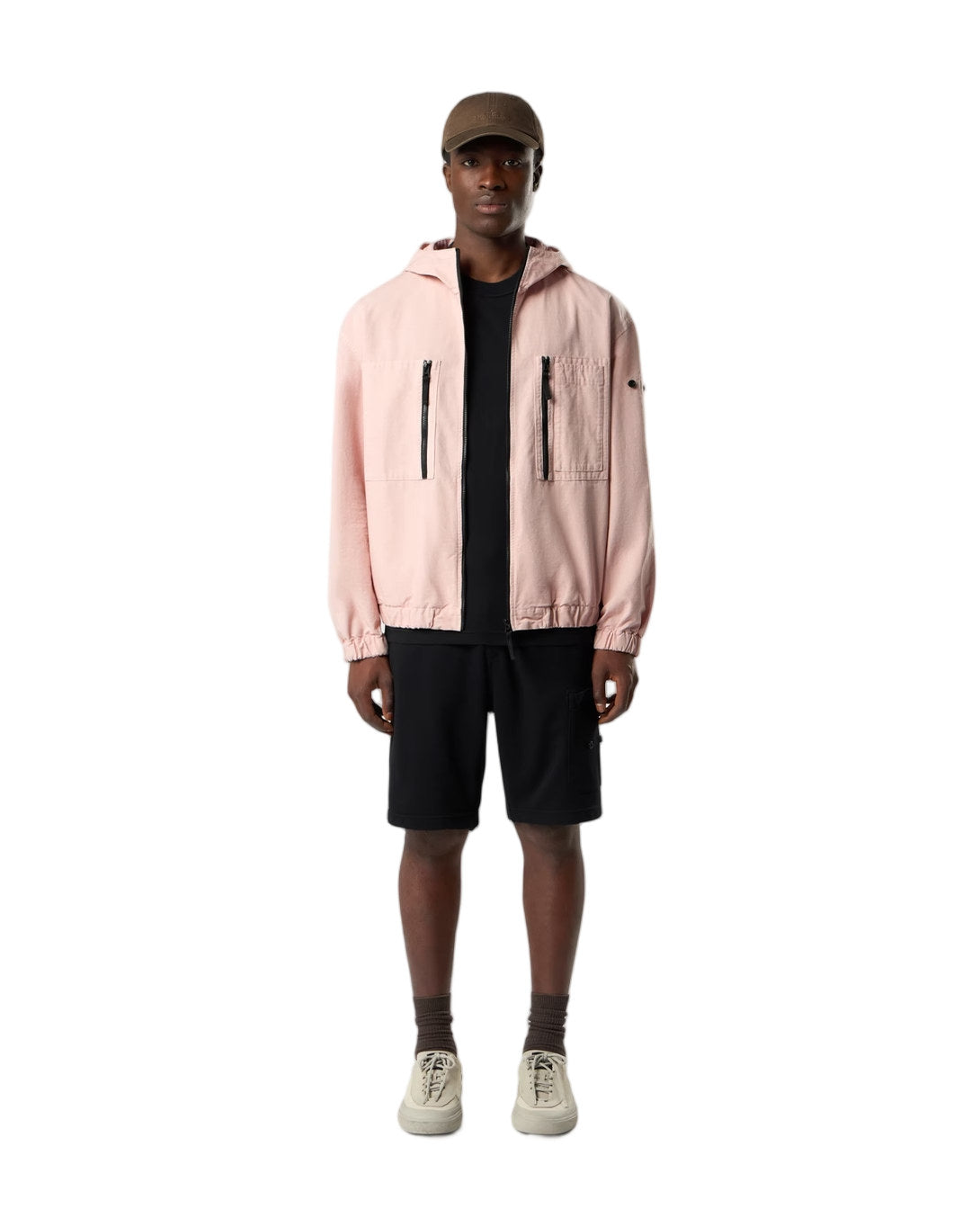 Stone Island 2100026 ORGANIC COTTON JERSEY FISSATO EFFECT T-shirt Black