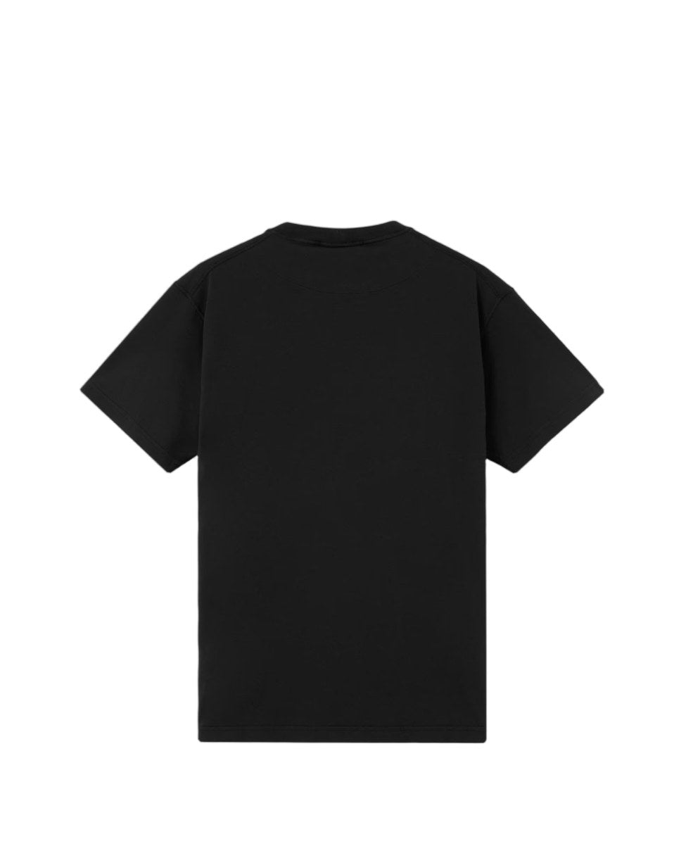 Stone Island 2100026 ORGANIC COTTON JERSEY FISSATO EFFECT T-shirt Black