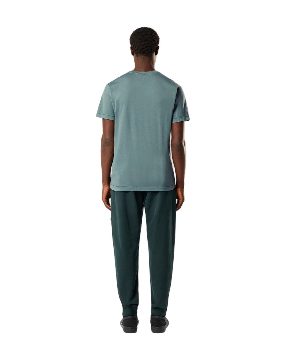 Stone Island 2100027 60/2 COTTON JERSEY T-shirt Compass Patch Ocean Green