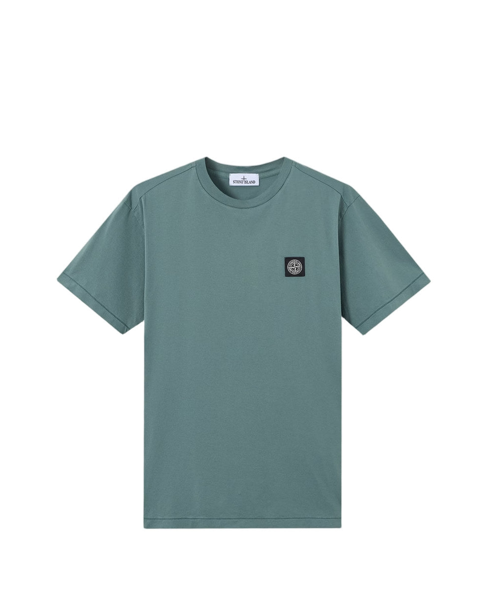 Stone Island 2100027 60/2 COTTON JERSEY T-shirt Compass Patch Ocean Green