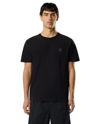 Stone Island 2100035 ORGANIC COTTON JERSEY CREPE_S.I. GHOST T-shirt Black