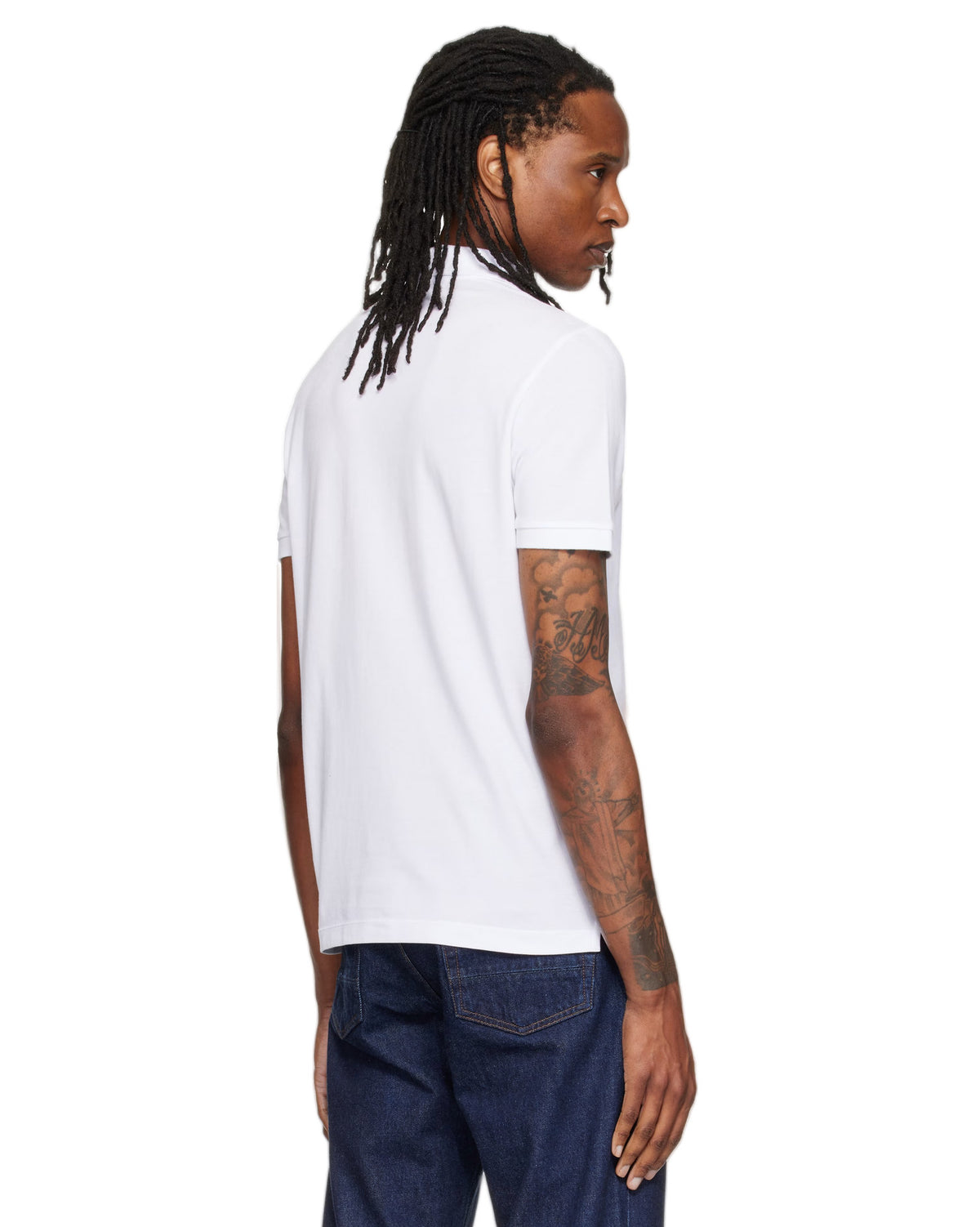 Stone Island 2200008 ORGANIC COTTON PIQUE Polo T-Shirt White