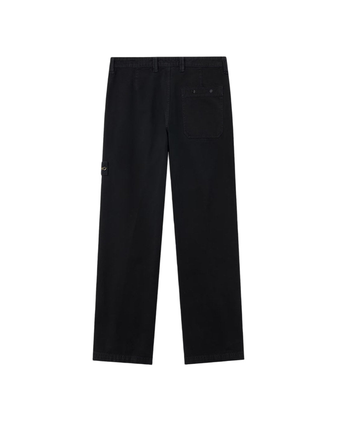 Stone Island 3100014 ORGANIC PANAMA COTTON 'OLD' EFFECT Pants Black