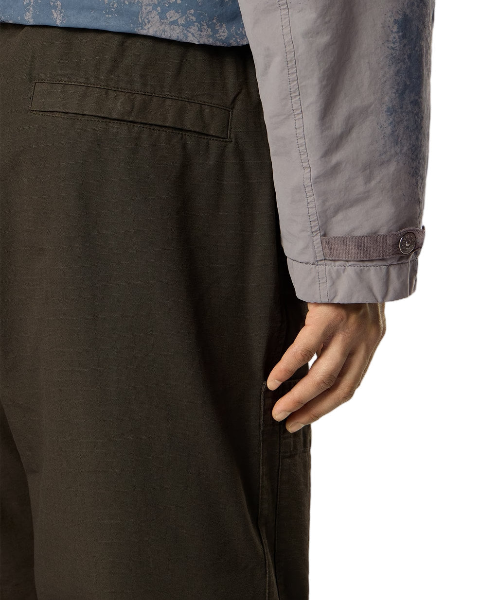 Stone Island 3100015 ORGANIC COTTON RIPSTOP Pants Coal Grey