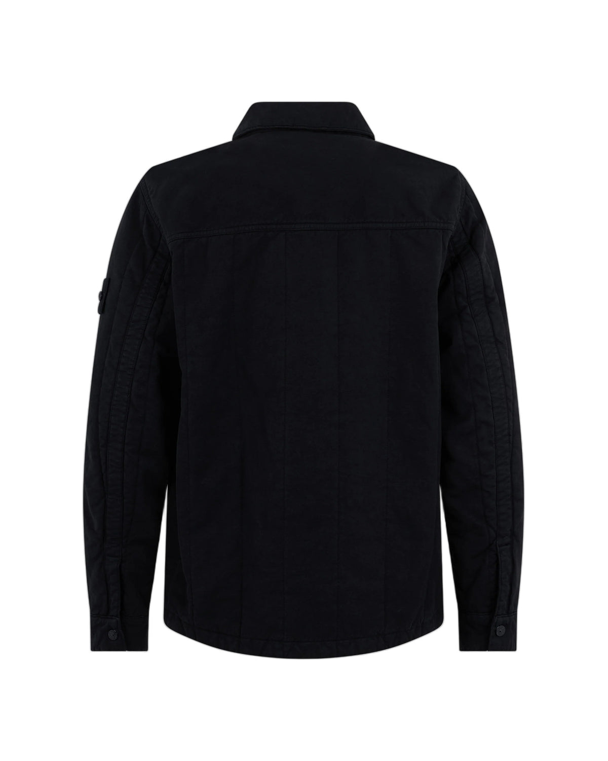 Stone Island 4100038 Cotton Linen Ghost Jacket Black