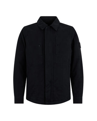 Stone Island 4100038 Cotton Linen Ghost Jacket Black