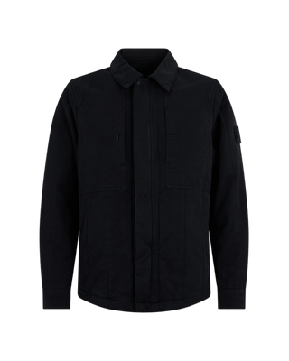 Stone Island 4100038 Cotton Linen Ghost Jacket Black