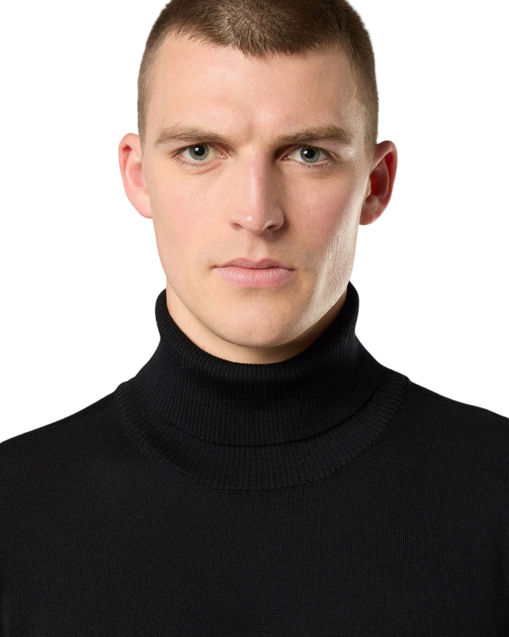 Stone Island 5100025 LIGHT RWS PURE WOOL Sweater Black
