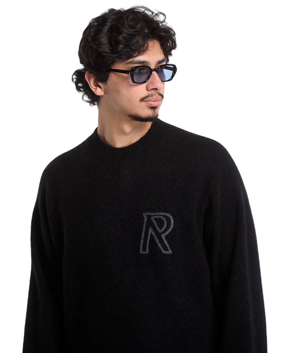 Represent Logo Sweater Black MLM101197_0 1