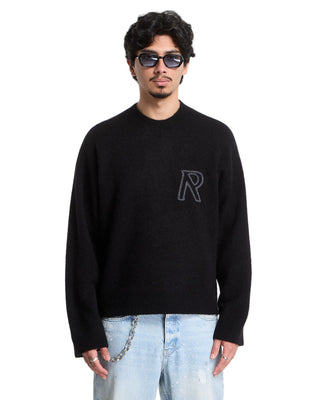 Represent Logo Sweater Black MLM101197_0 1