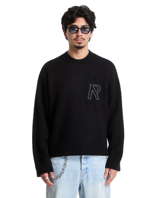 Represent Logo Sweater Black MLM101197_0 1