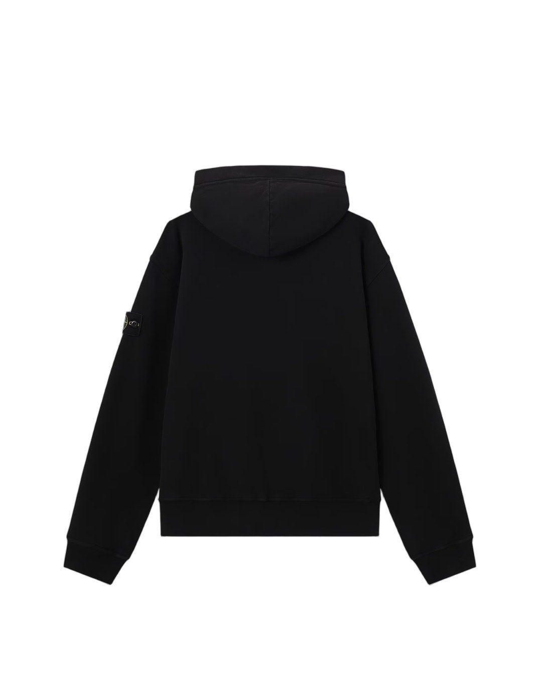 Stone Island 6100023 BRUSHED ORGANIC COTTON FLEECE Hoodie Black