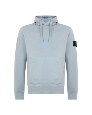 Stone Island 6100062 ORGANIC COTTON FLEECE Hoodie Light Blue