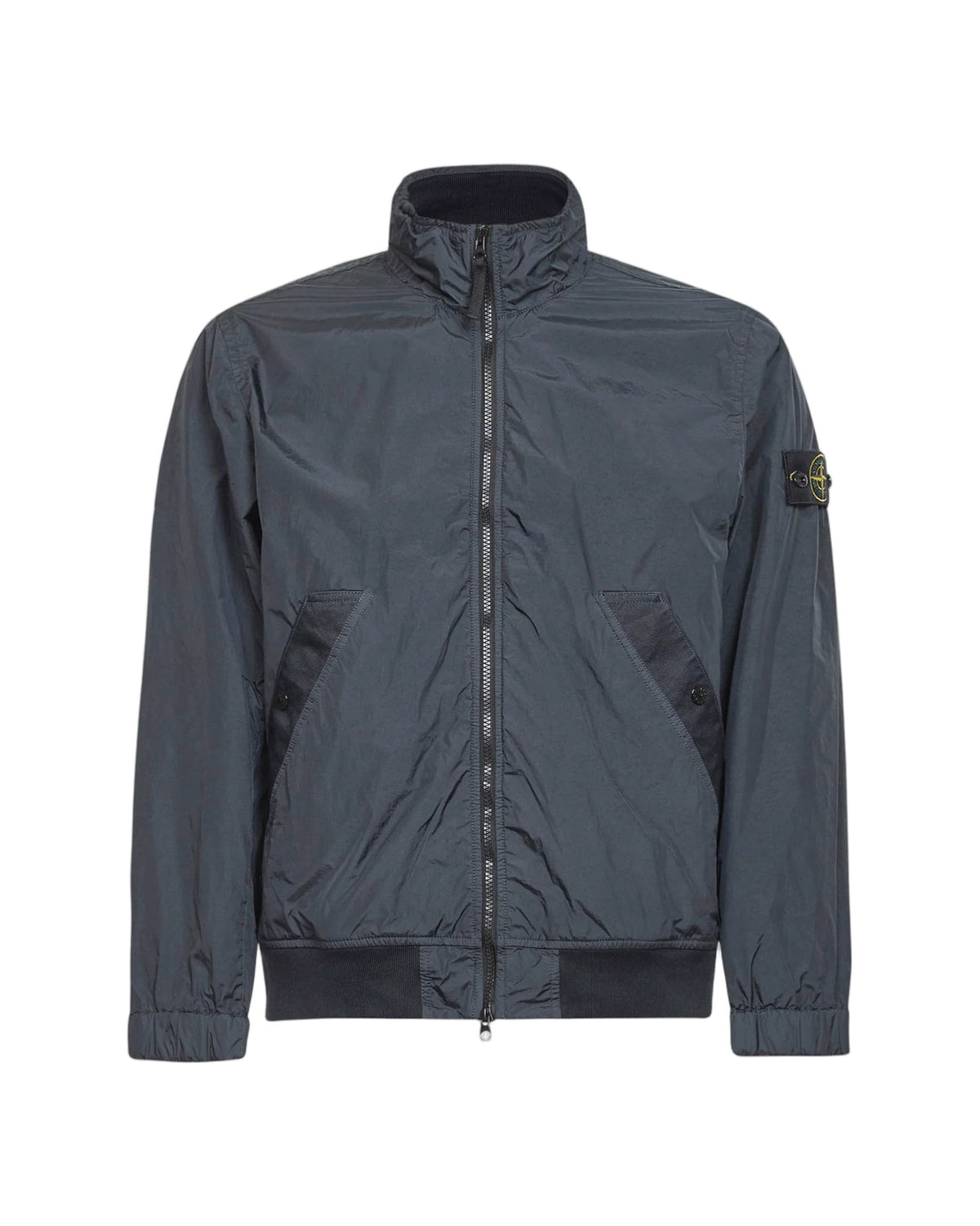 Stone Island 410002 Crinkle Reps NY Jacket Navy Blue