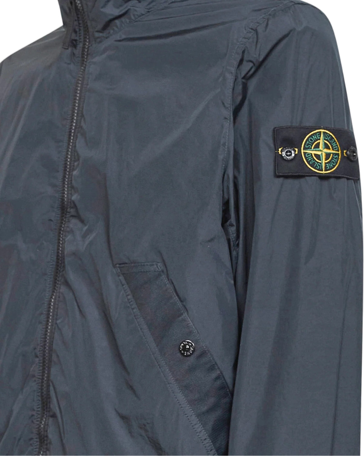 Stone Island 410002 Crinkle Reps NY Jacket Navy Blue