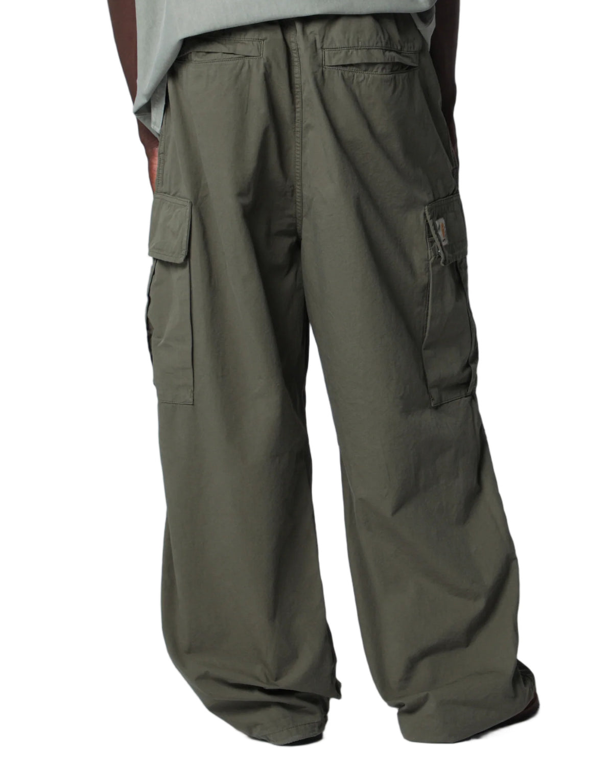 Carhartt WIP Mandler Cargo Trousers Cotton Poplin Military Green