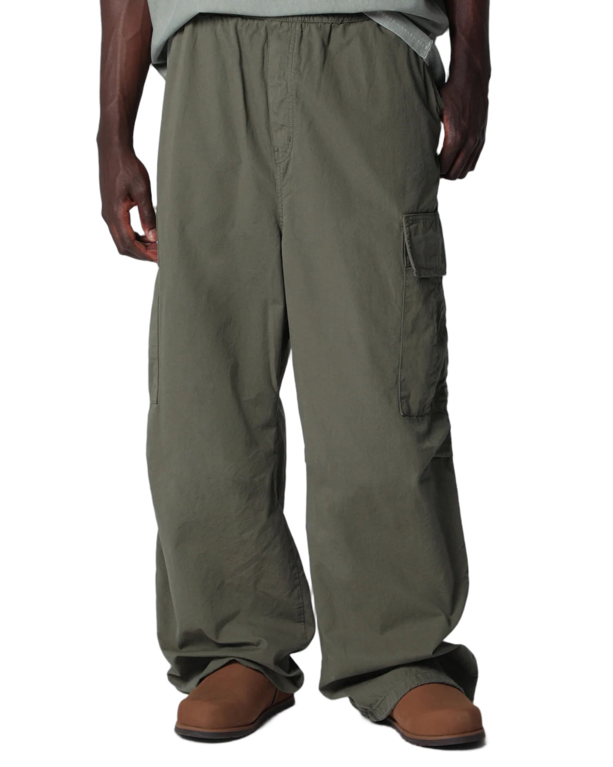 Carhartt WIP Mandler Cargo Trousers Cotton Poplin Military Green