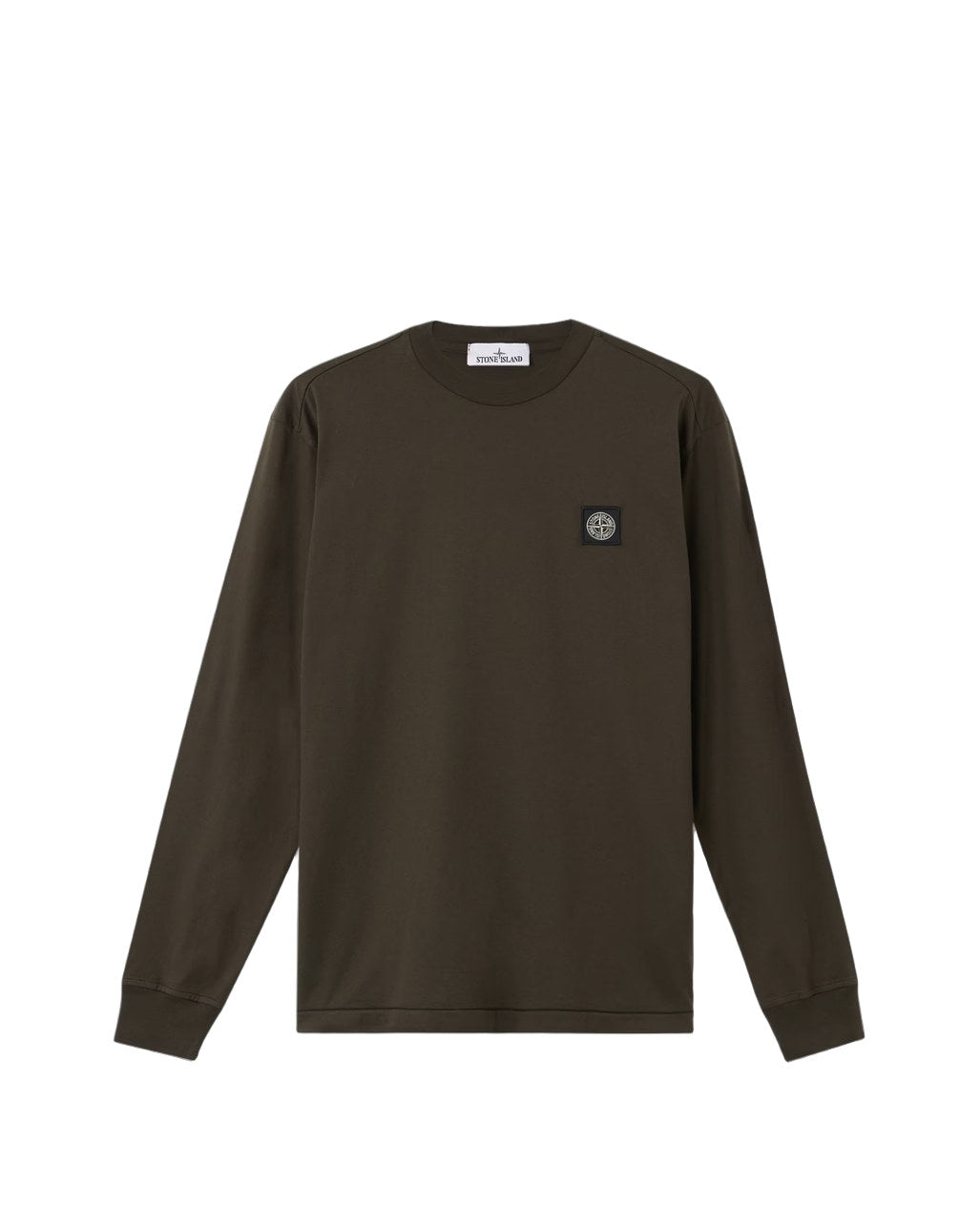 Stone Island 2100031 60/2 COTTON JERSEY Long Sleeve Coal Grey