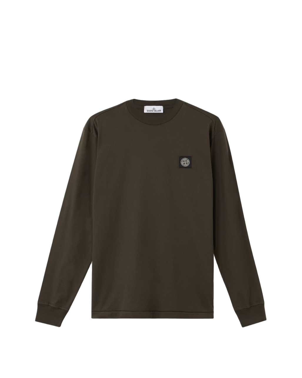 Stone Island 2100031 60/2 COTTON JERSEY Long Sleeve Coal Grey